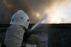 Спасатели МЧС России ликвидировали пожар в частном нежилом помещении в Междуреченском ГО